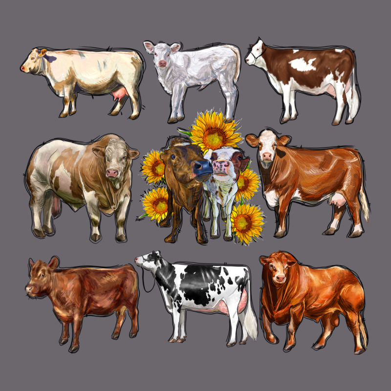 Western Cowsand Sunflowers Premium Sweatshirt by AdoDesignShop | Teevron