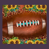 Football Leopard Turquoise Sunflower Heavyweight Hoodie | Teevron