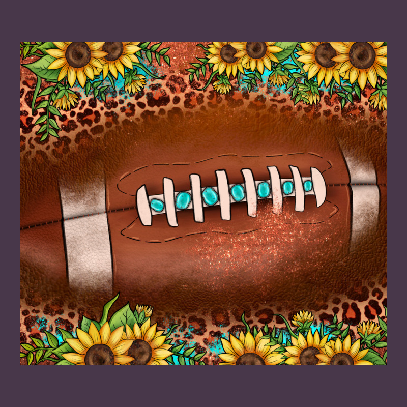 Football Leopard Turquoise Sunflower Heavyweight Hoodie by JahusDesignShop | Teevron