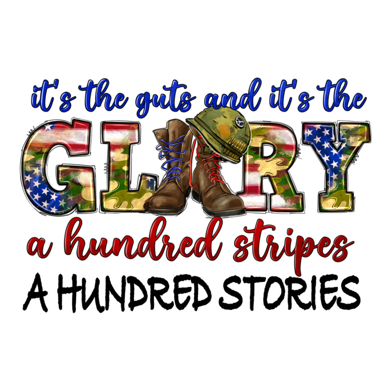 Its The Guts And Its The Glory A Hundred Stripes Long Sleeve Tee by texasbilliewilder | Teevron