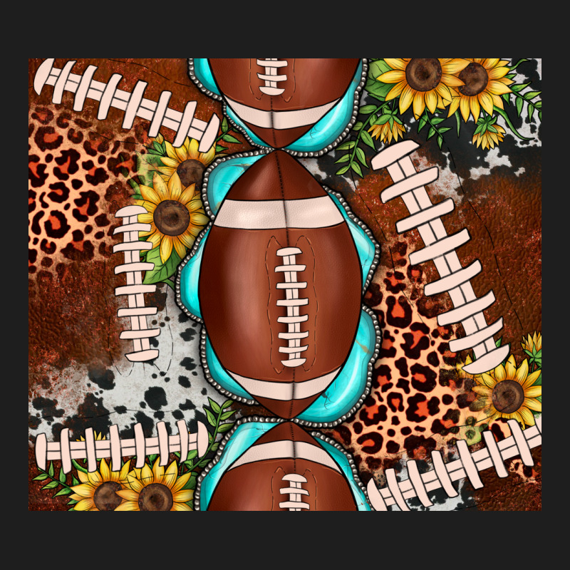 Football Leopard Gemstone Sunflower Tumbler3 Heavyweight Hoodie by JahusDesignShop | Teevron