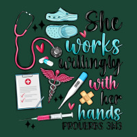 She Works Willingly With Her Hands Urban Hoodie | Teevron