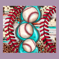 Baseball Leopard Cowhide Turquoise Heavyweight Hoodie | Teevron