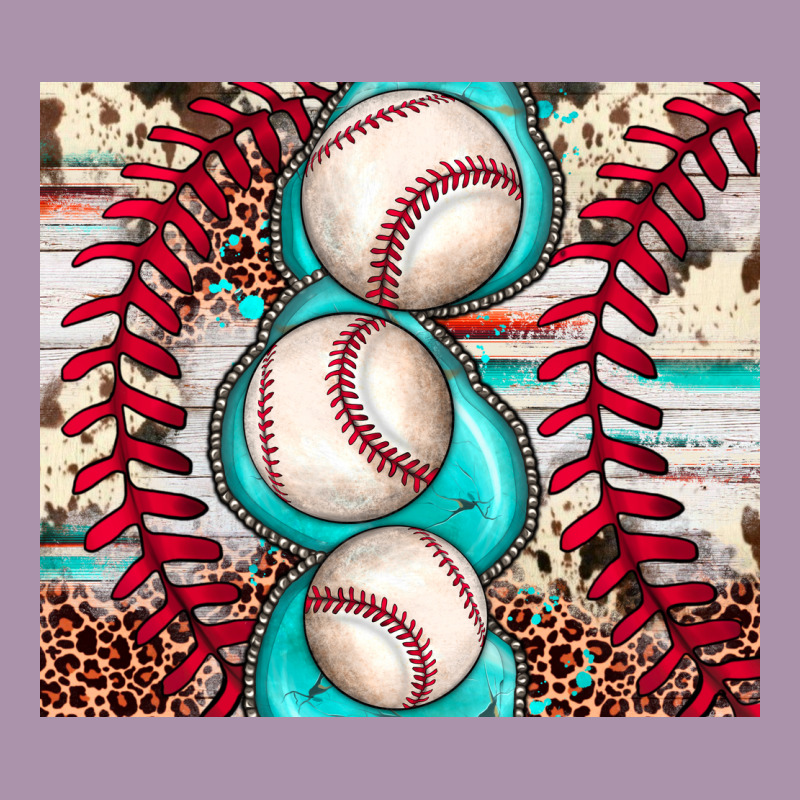 Baseball Leopard Cowhide Turquoise Heavyweight Hoodie by JahusDesignShop | Teevron