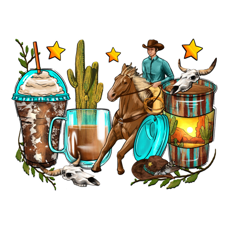 Cowboy Coffee Cups Classic Tee by Zillion Design Studio | Teevron