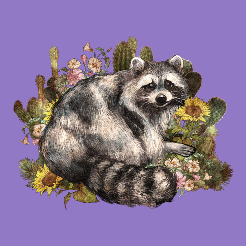 Floral Racoon Western Urban Hoodie by NancyCooperArtShop | Teevron