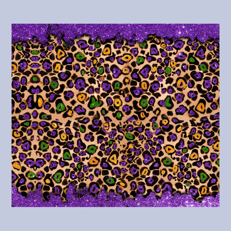 Mardi Gras Leopard Long Sleeve Tee by RanaPortraitStore | Teevron