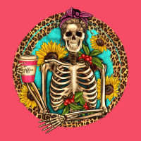 Western Skeleton Coffee Sunflowers Premium Sweatshirt | Teevron