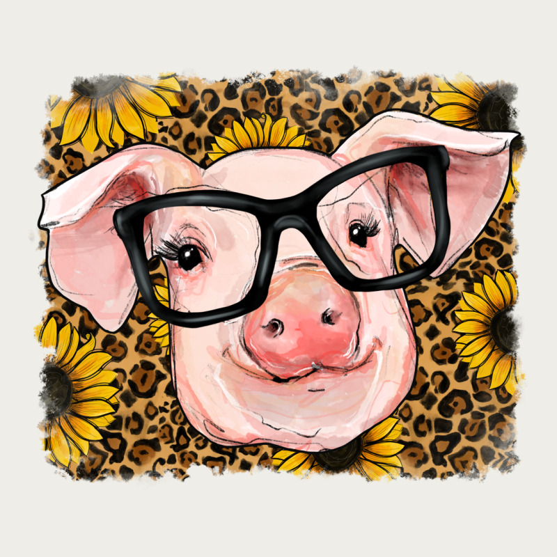 Sunflowers Pig Zipper Hoodie by RanaPortraitStore | Teevron
