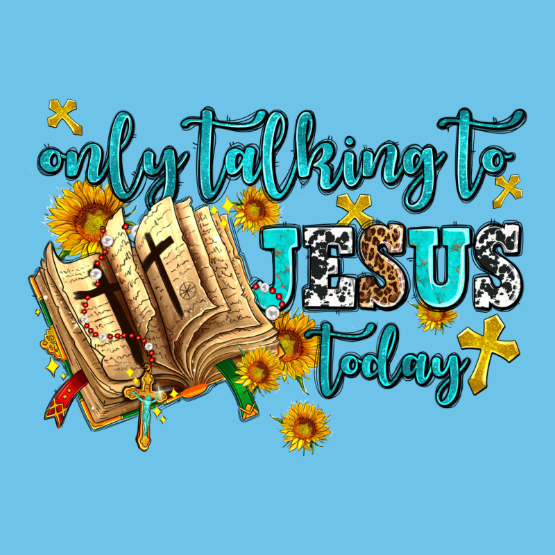 Only Talking To Jesus Today Premium Sweatshirt by AdoDesignShop | Teevron