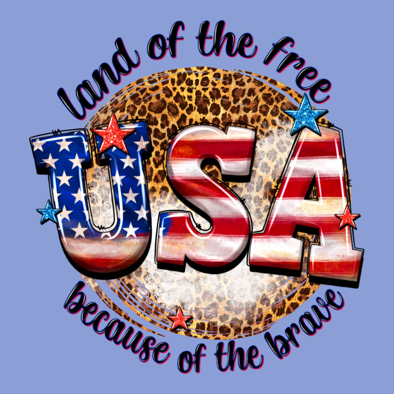 Land Of The Free Usa Because Of The Brave Billie W Long Sleeve Tee by texasbilliewilder | Teevron
