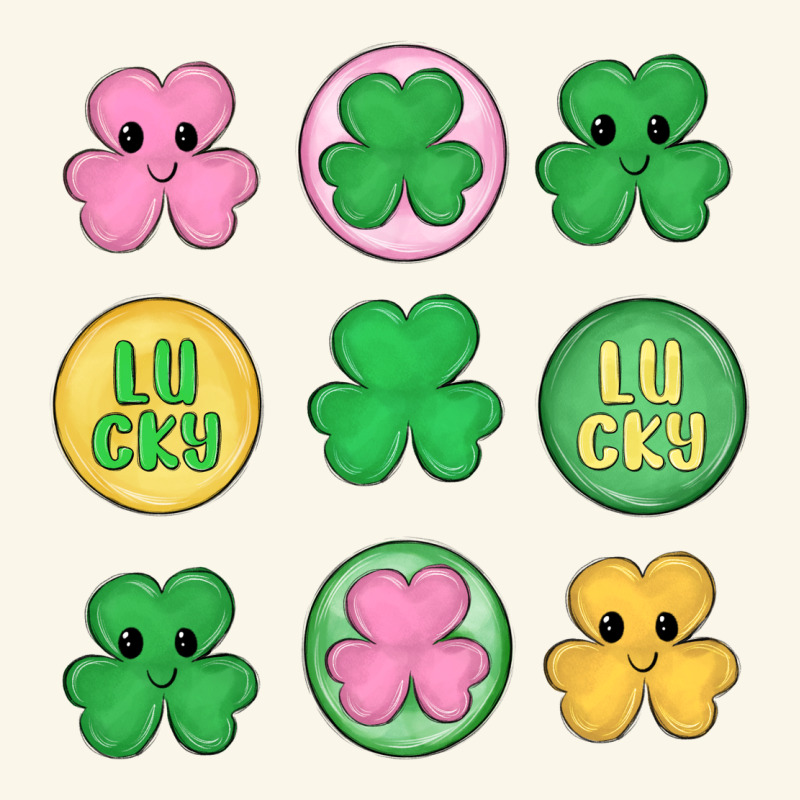 St.patrick's Day Clovers Premium Hoodie by MaliasSmallBusiness | Teevron