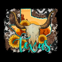 Western Texas  And Cowhide With Sunflower Urban Heavy Tee | Teevron