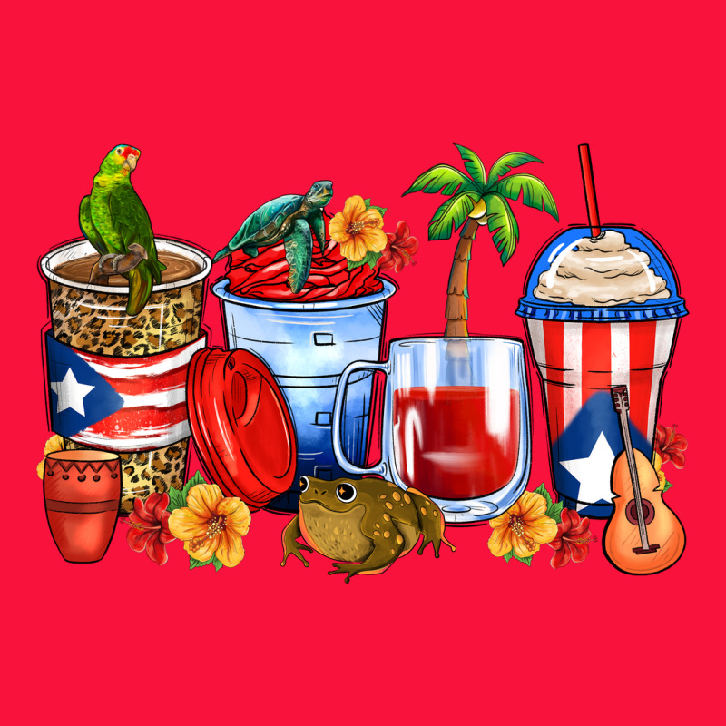 Puerto Rico Coffee Cups Classic Tee by Zillion Design Studio | Teevron