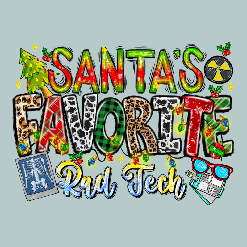 Santa's Favorite Rad Tech Heavy Core Tee by CowhideDigitalArt | Teevron