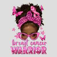 Afro Messy Bun Breast Cancer Warrior Zipper Hoodie | Teevron