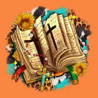 Cross With Bible And Sunflowers Premium Sweatshirt | Teevron
