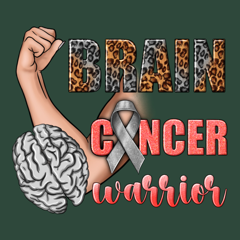 Brain Cancer Warrior Zipper Hoodie by texasbilliewilder | Teevron