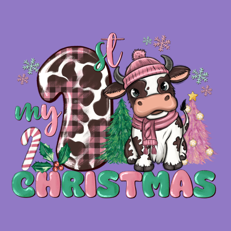 My First Christmas Cow Urban Hoodie by MaliasSmallBusiness | Teevron