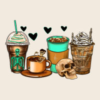 Skeleton Coffee Cups Zipper Hoodie | Teevron