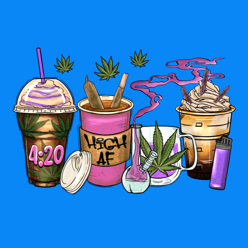 Weed Coffee Cups Zipper Hoodie by Zillion Design Studio | Teevron