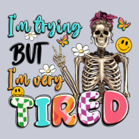 Im Trying But Im Very Tired Heavyweight Hoodie | Teevron