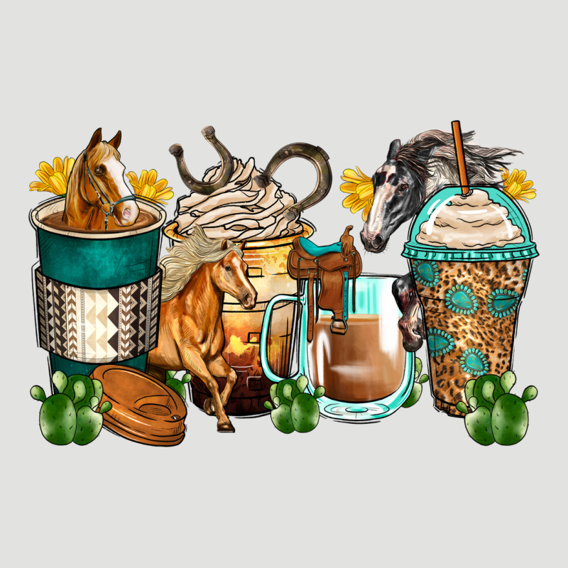 Horses Coffee Cups Classic Tee by Zillion Design Studio | Teevron