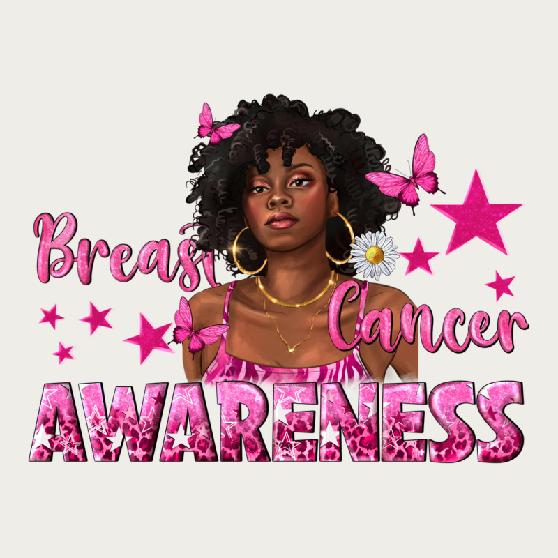 Breast Cancer Awareness With Afro Woman Zipper Hoodie by texasbilliewilder | Teevron