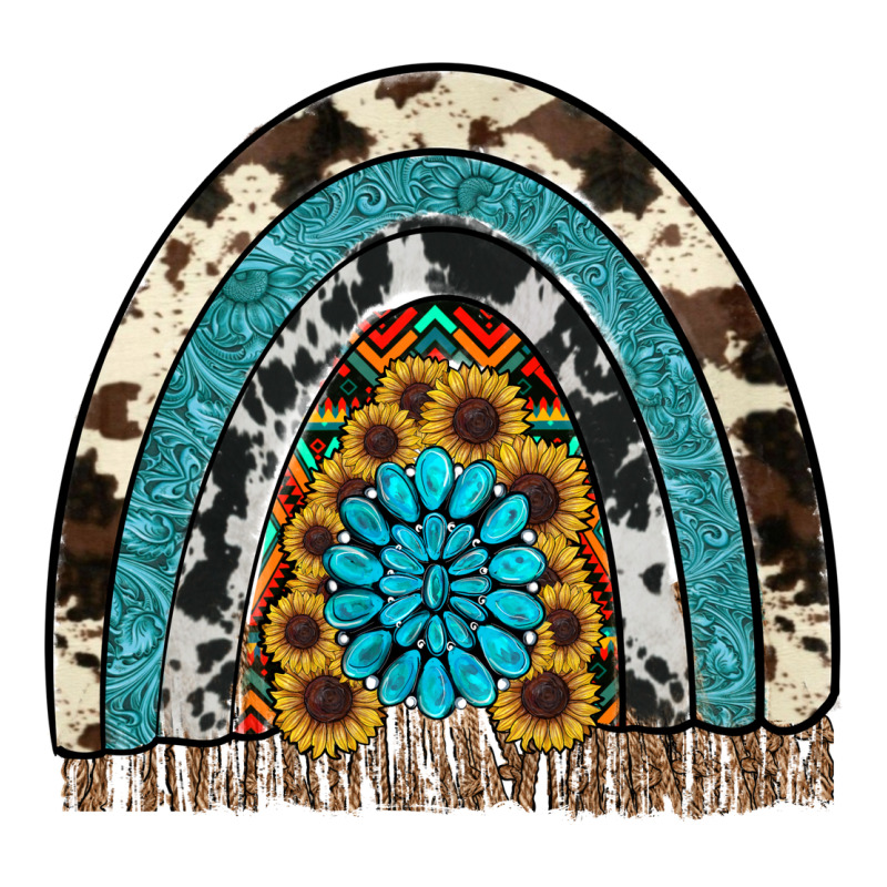 Rainbow Sunflower Gemstone Zipper Hoodie by RanaPortraitStore | Teevron