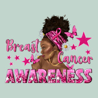 Breast Cancer Awareness With Afro Woman Zipper Hoodie | Teevron