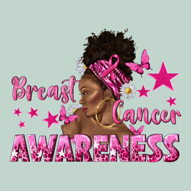 Breast Cancer Awareness With Afro Woman Zipper Hoodie by texasbilliewilder | Teevron