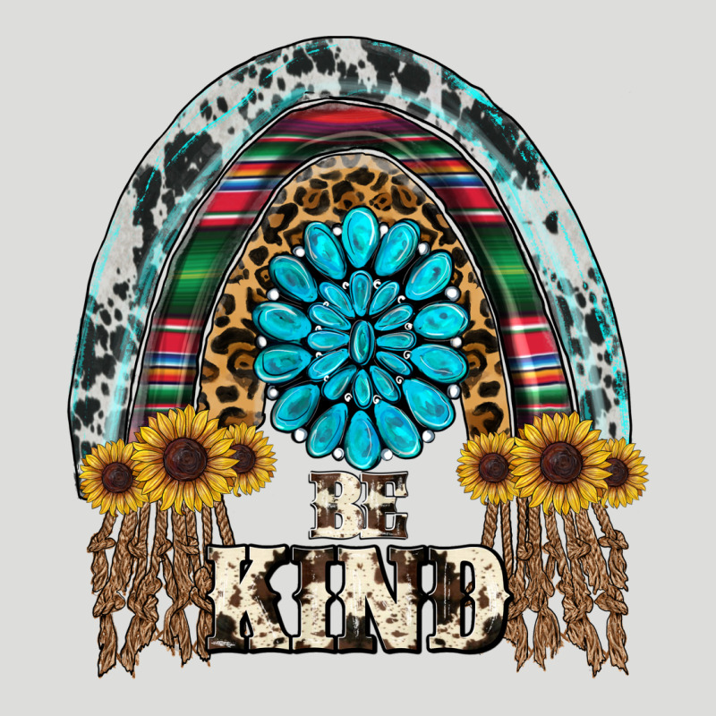 Western Rainbow  Be Kind Zipper Hoodie by RanaPortraitStore | Teevron