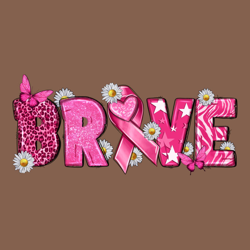 Breast Cancer Brave Zipper Hoodie by texasbilliewilder | Teevron