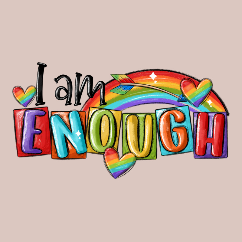 I Am Enough Lgbt Premium Hoodie by MaliasSmallBusiness | Teevron