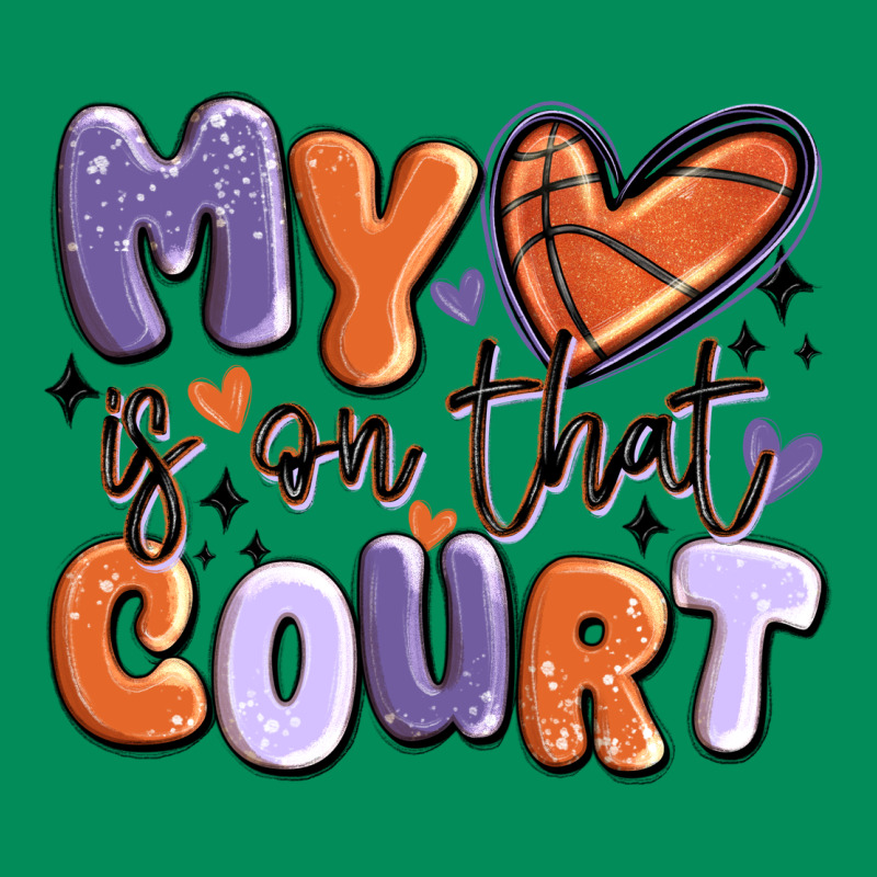 My Heart Is On That Court Urban Hoodie by MaliasSmallBusiness | Teevron
