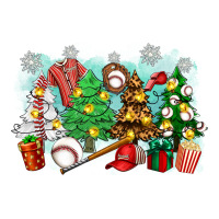 Christmas Trees With Baseball Long Sleeve Tee | Teevron