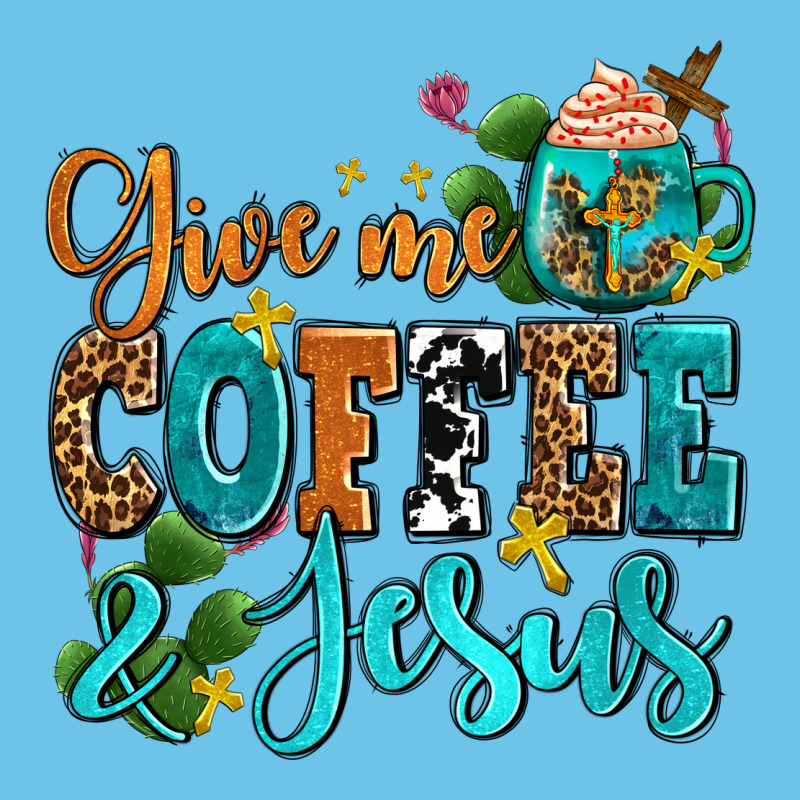 Gıve Me Coffee And Jesus Premium Sweatshirt by AdoDesignShop | Teevron