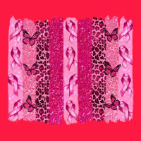 Breast Cancer Brushstrokes Zipper Hoodie | Teevron