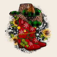Christmas Cowboy Boots Premium Sweatshirt | Teevron