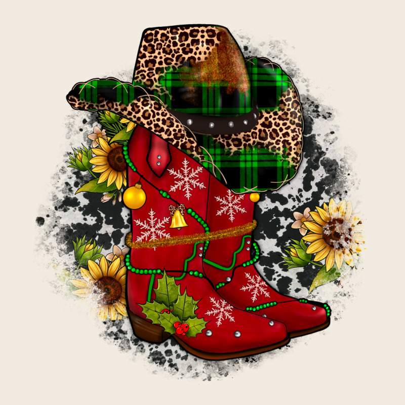 Christmas Cowboy Boots Premium Sweatshirt by JahusDesignShop | Teevron