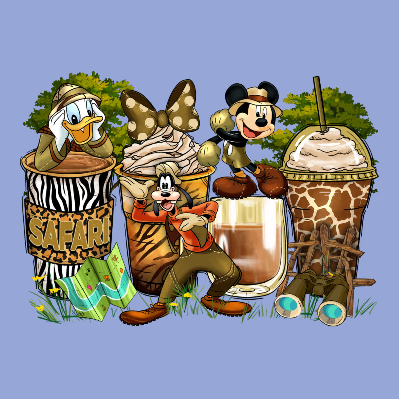 Safari Cartoon Characters Coffee Cups Classic Tee by Zillion Design Studio | Teevron