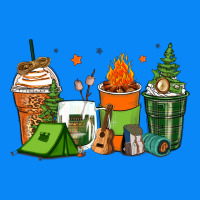 Camping Coffee Cups Zipper Hoodie | Teevron