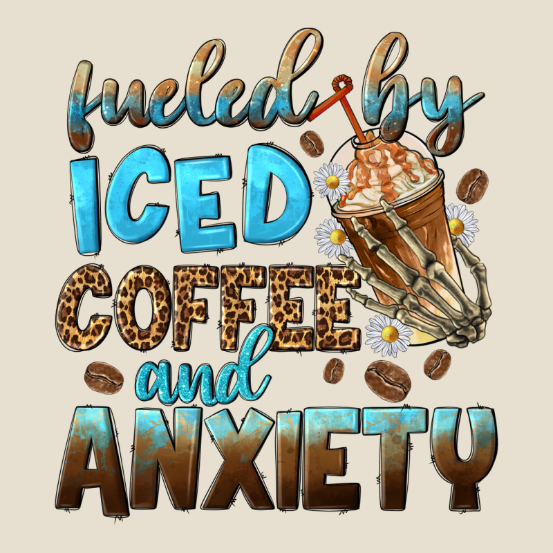 Fueled By Iced Coffee And Anxiety Urban Hoodie by NancyCooperArtShop | Teevron