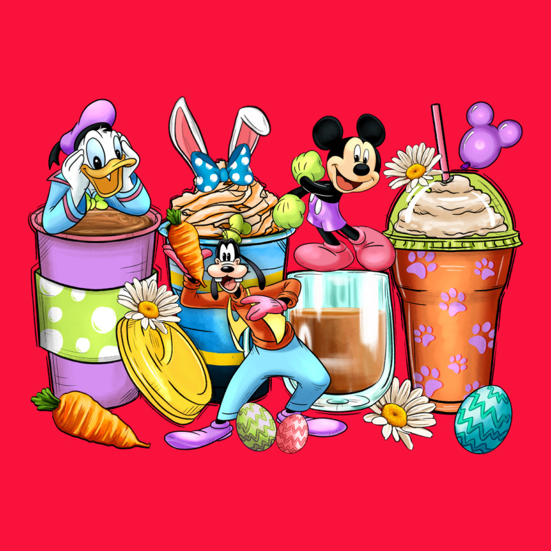 Easter Cartoon Characters Coffee Cups Classic Tee by Zillion Design Studio | Teevron
