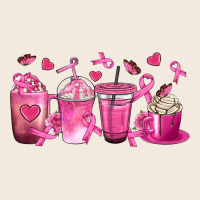Breast Cancer Coffee Cups Zipper Hoodie | Teevron