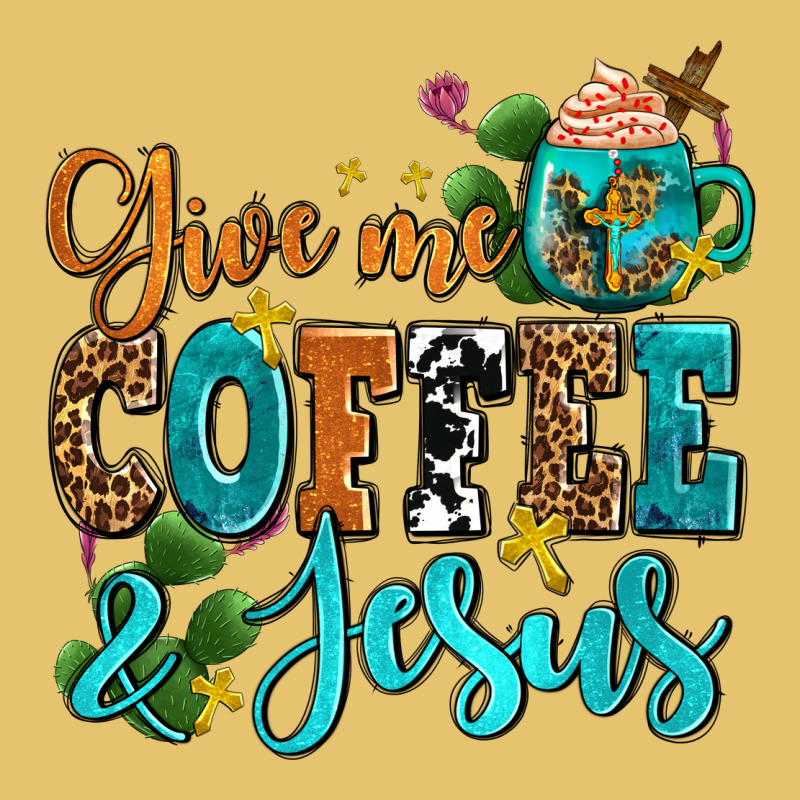 Gıve Me Coffee And Jesus Premium Sweatshirt by AdoDesignShop | Teevron
