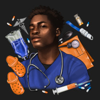 Afro Man Nurse Classic Tee | Teevron