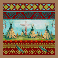 Teepe Tent Dreamcatcher Totem Pole Seamless Patter Classic Tee | Teevron