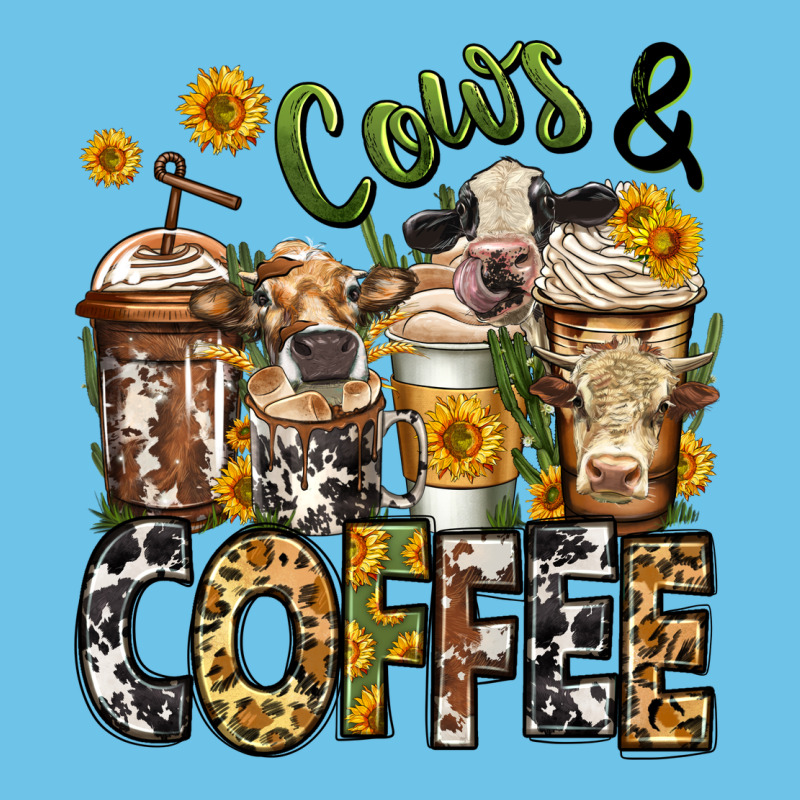 Cows And Coffee Cups Premium Sweatshirt by Jasminsmagicworld | Teevron