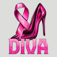 Breast Cancer Diva Ribbon And Heels Zipper Hoodie | Teevron